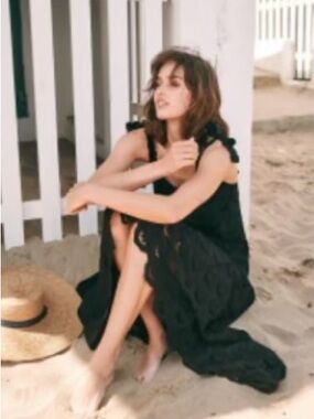 Sezane Elia Dress Noir - Size 38